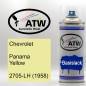 Preview: Chevrolet, Panama Yellow, 2705-LH (1958): 400ml Sprühdose, von ATW Autoteile West.